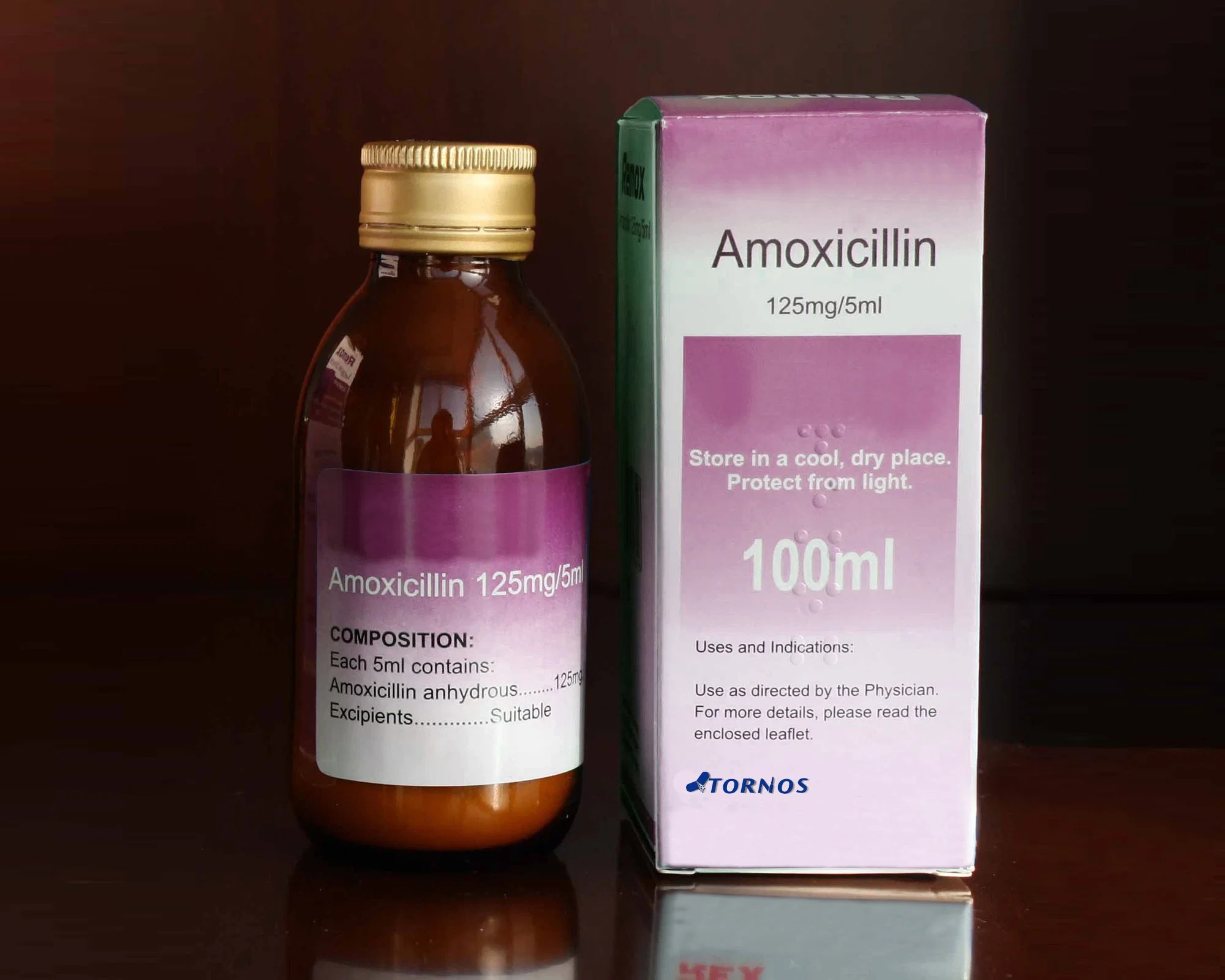 GMP Dihydroartemisinin &amp; Piperaquine suspensión oral de fosfato de 5mg+40mg/5ml.