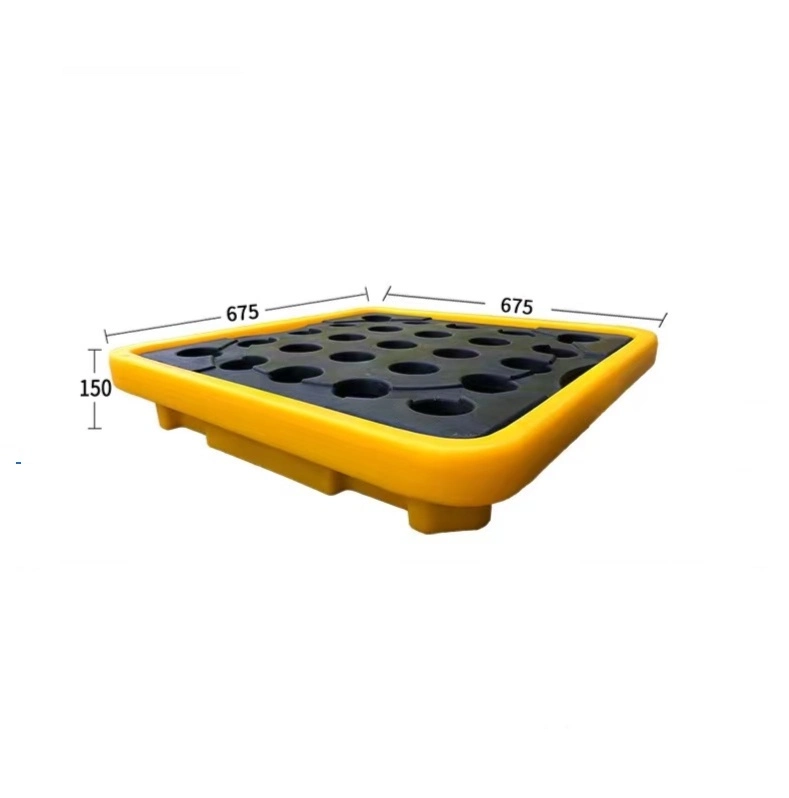 1 Fass HDPE Kunststoff Öl Barrel Spill Tray für chemische Flüssigkeitslagerung