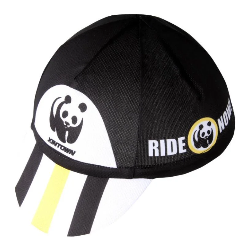 Panda Printed 3 Panel Cycling Cap