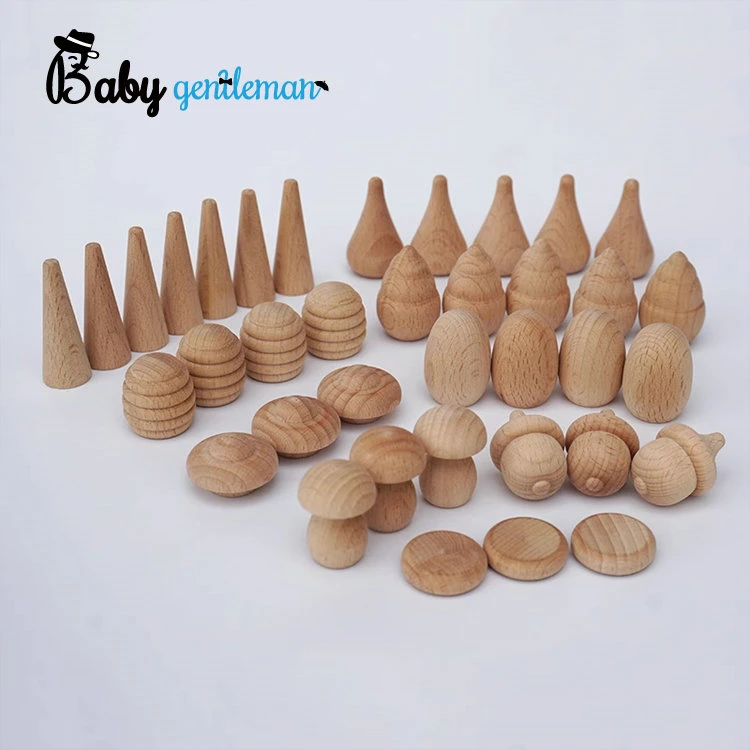 High quality/High cost performance  Creative DIY Natural Unpainted Peg Dolls Craft for Art Z30149A