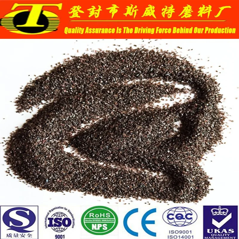 95% Min Iron Pipe Sandblasting Brown Aluminium Oxide Price