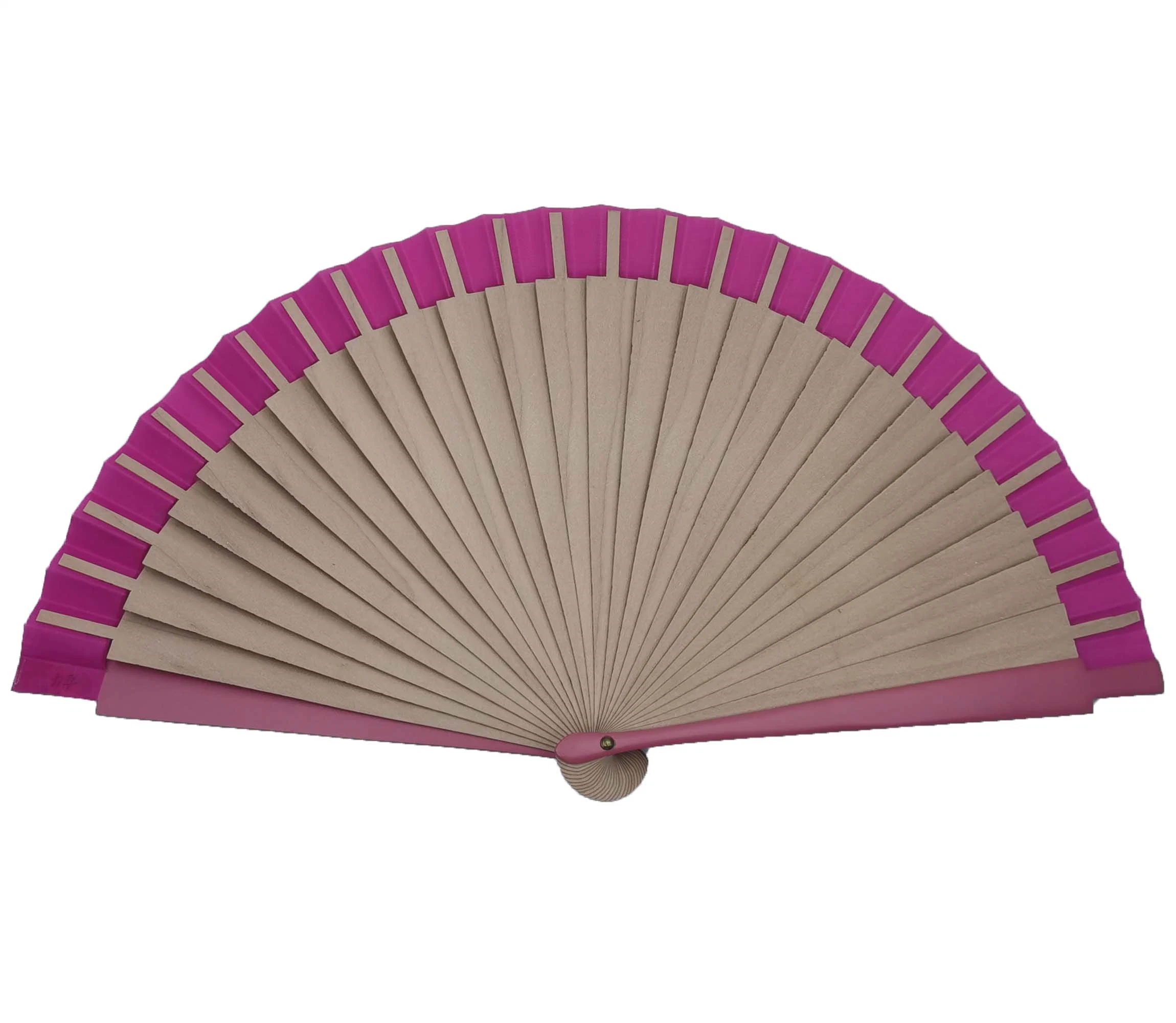 Personalisierte Holz / Kunststoff Falten Hand Fan Hochzeitsgeschenk für Gäste