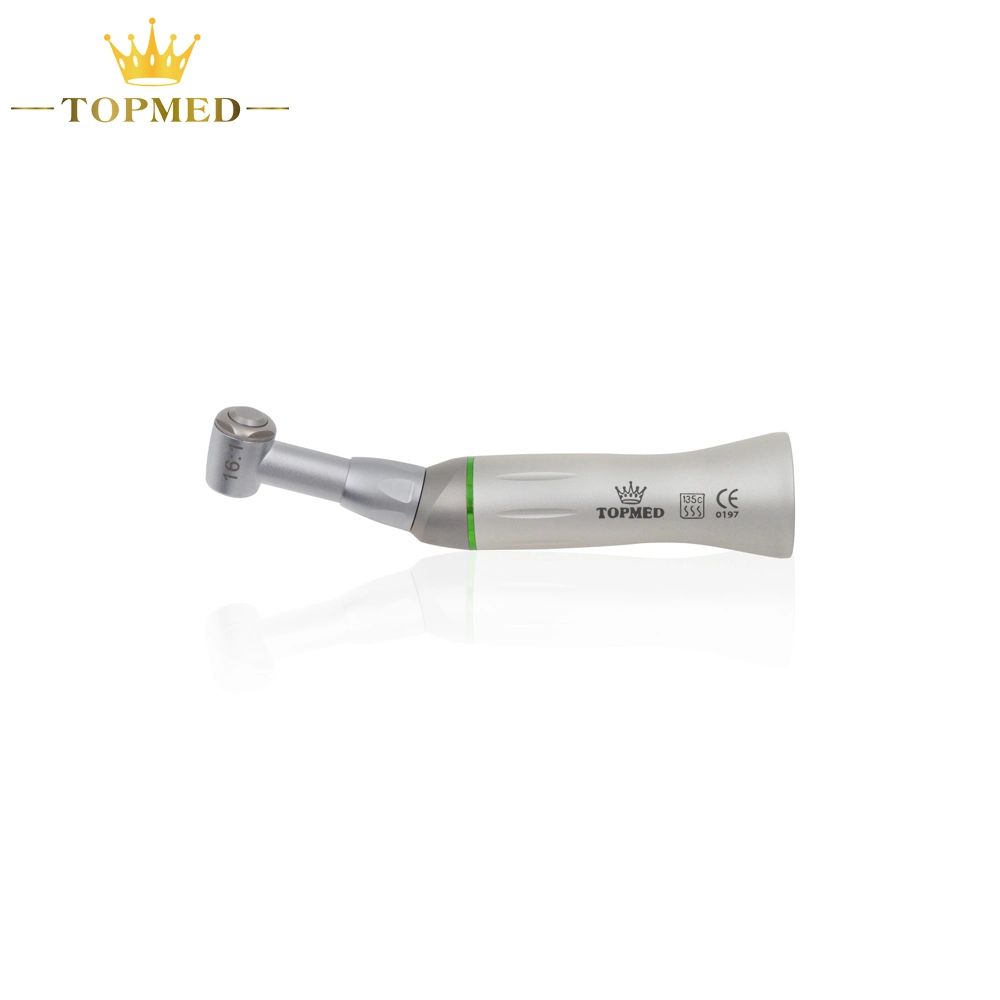 Endodontic Treatment Dental Equipment Low Speed Handpiece 16: 1 Contra Angle