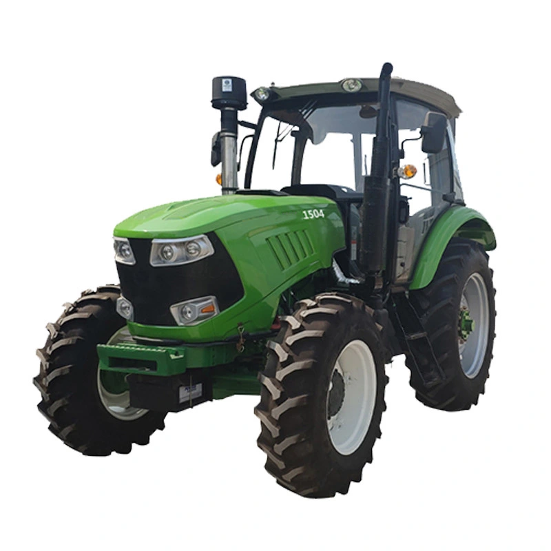 Produits agricoles Tracteur agricole Jardin Puissance élevée 4 roues motrices Tracteur 4WD 1504 150HP Tracteur agricole à vendre