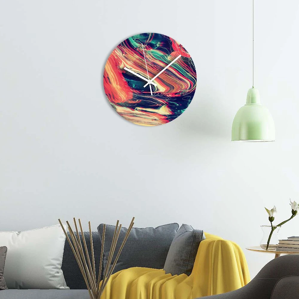 Silent Mechanismus Home Decor Geschenk Vinyl Schallplatte Wanduhr