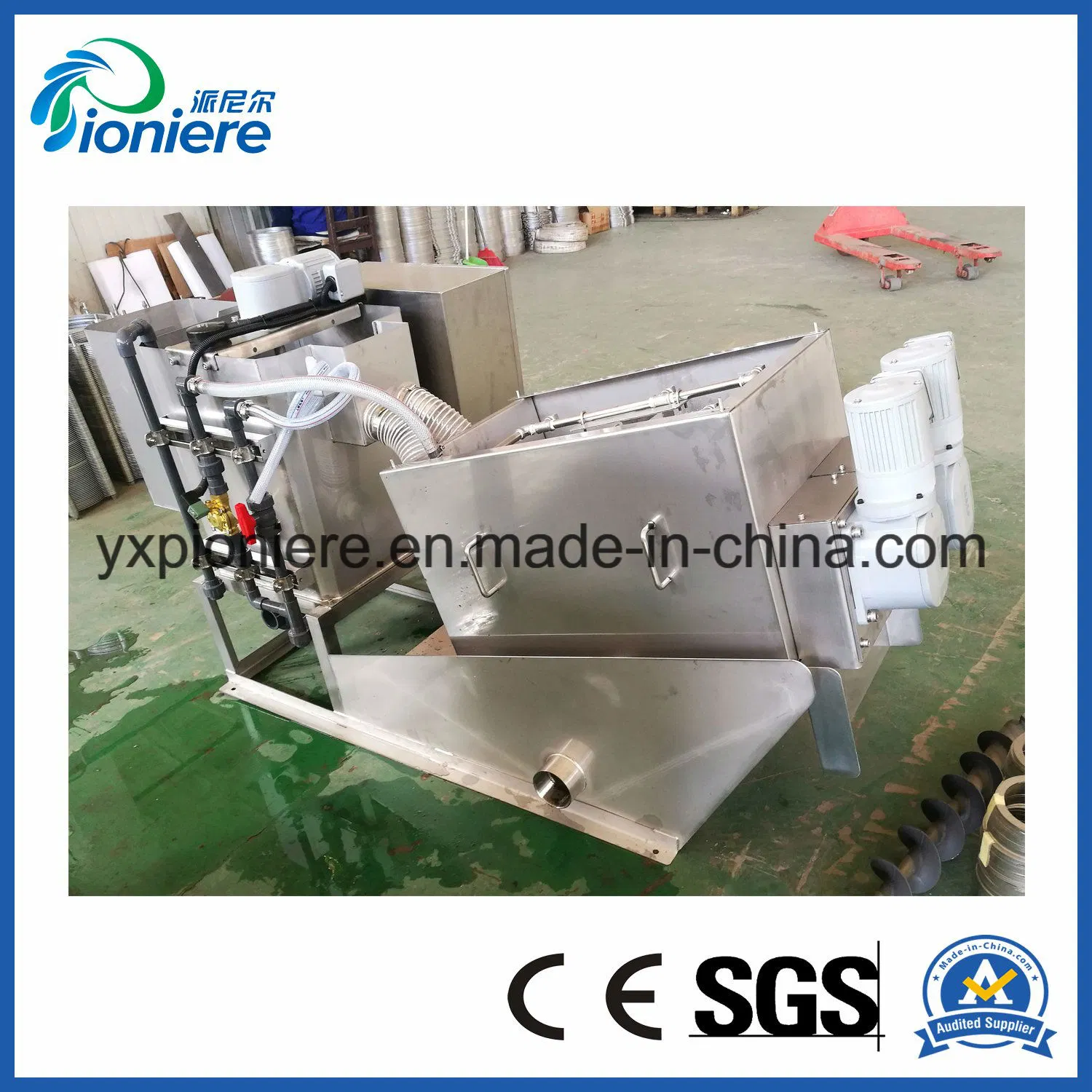 Best Price Automatic Stainless Steel for Sludge Dewatering Poultry Farm Wastewater