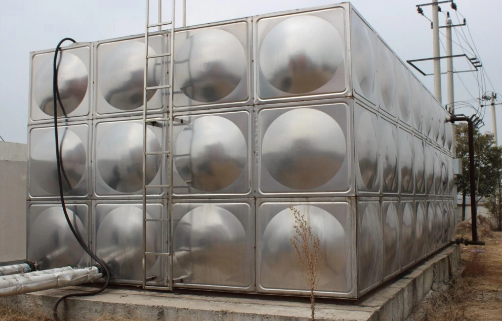 1-1000m3 Depósito de armazenagem de água potável em aço inoxidável de alta qualidade SS304 Tanque de água com preço competitivo