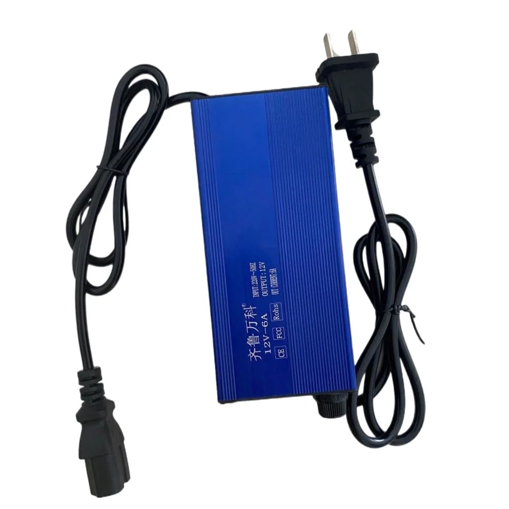 Factory Price 60V 12A Lithium Ion LiFePO4 Battery Charger for E-Forklift Golf Cart Energy Storage