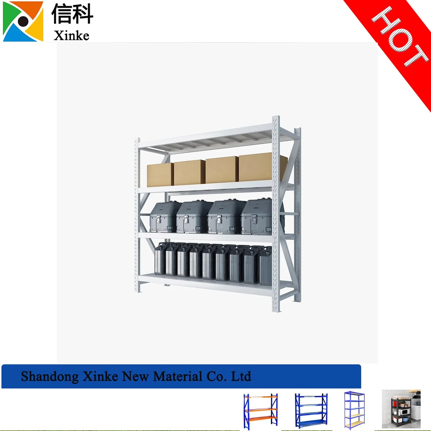 Factory Metal Plate Storage Shelf for Home/Kitchen/Bathroom with 4 Layer