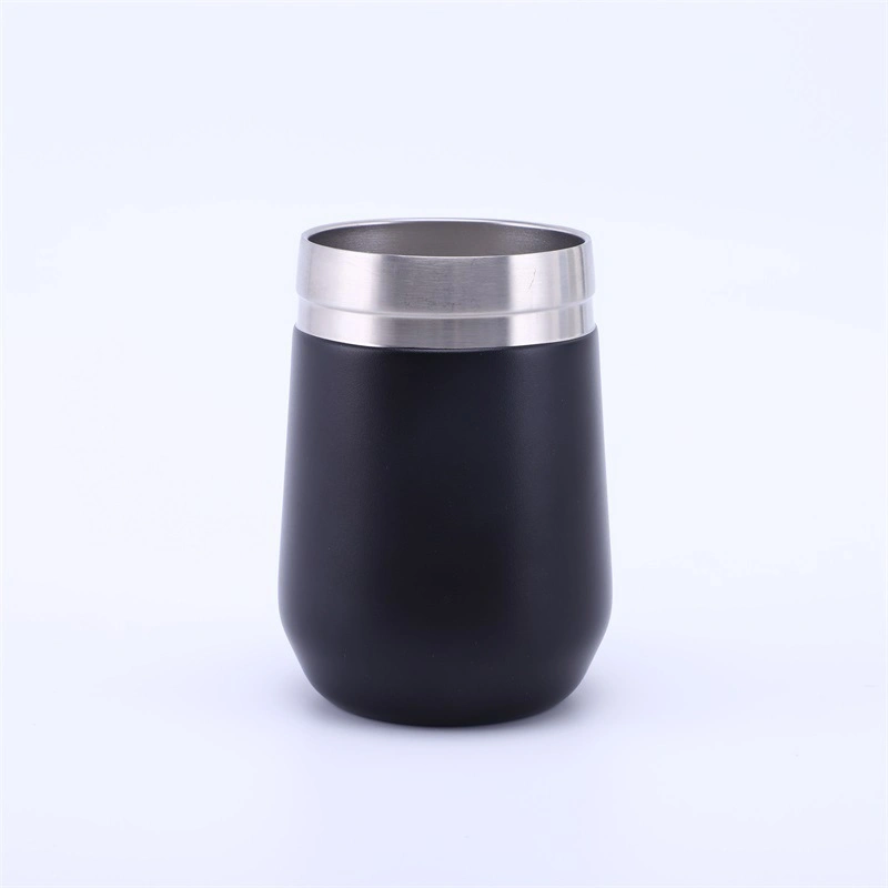 2022 Recycled Eco-Friendly Egg Shape Double Wall Tumbler Stainless Steel Cups in Bulk