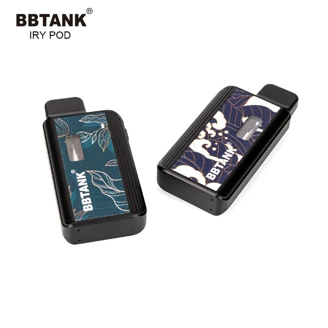 حاوية من نوع Bbtank سعة 1 2 3 مل مع إمكانية التخلص من الزيت من خلال جهاز قياس السخونة المسبق قلم قابل لإعادة الشحن USB C