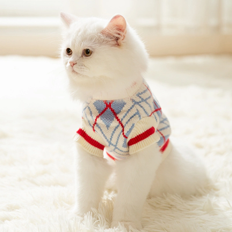 Cat Bear Sweater Two Legs Knitted Sweater Pet Clothes