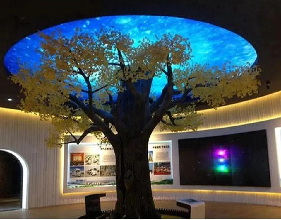 Indoor Large Shopping Mall Center Customized LED Sky Screen Curtain LED Display