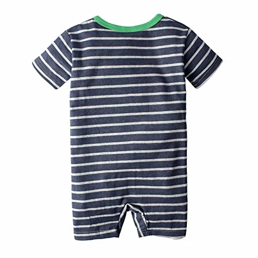 Kids Baby Boys' 1 Piece Product Apparel Graphic Print Short Sleeve Romper Jumpsuit Wear