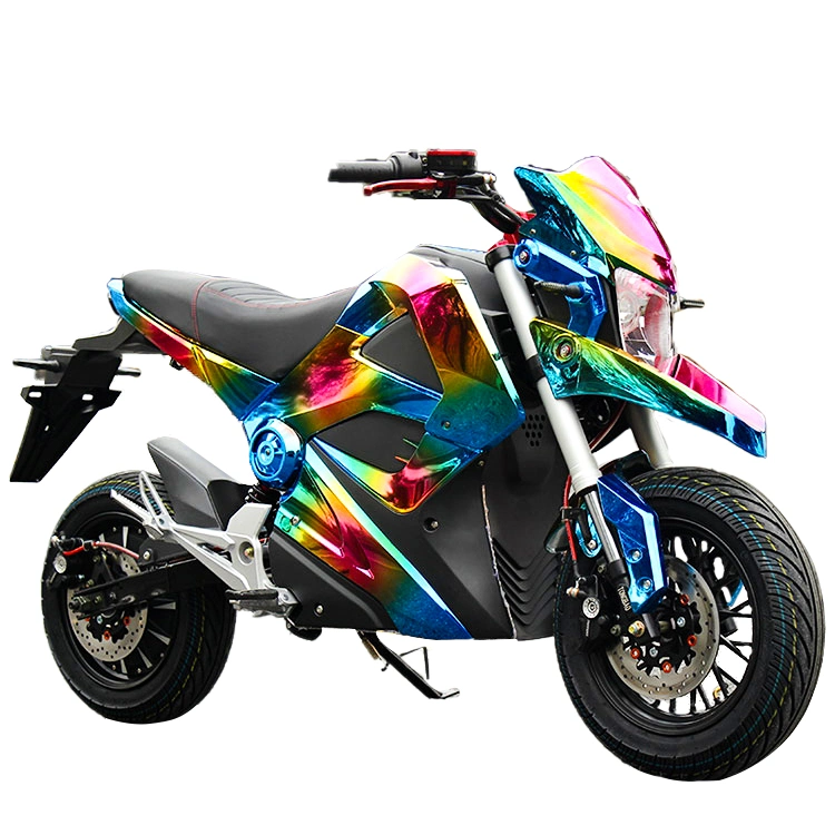 Electric Racing Motociclo 72V 2000W Sport Motociclo com alta velocidade