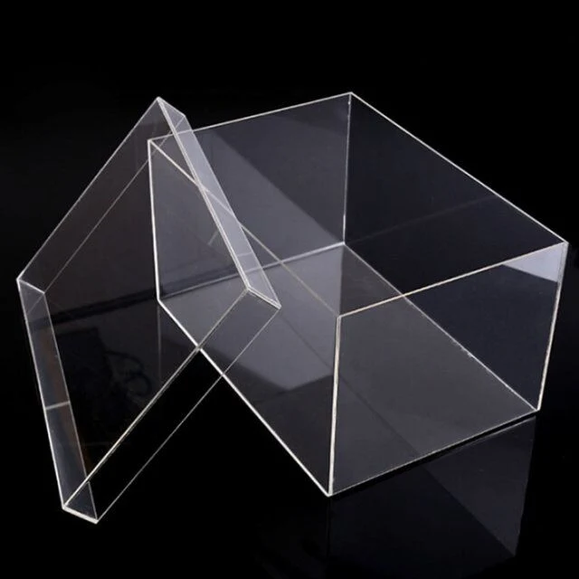 Clear Crystal Perspex Acrylic Case Shoe Display Box