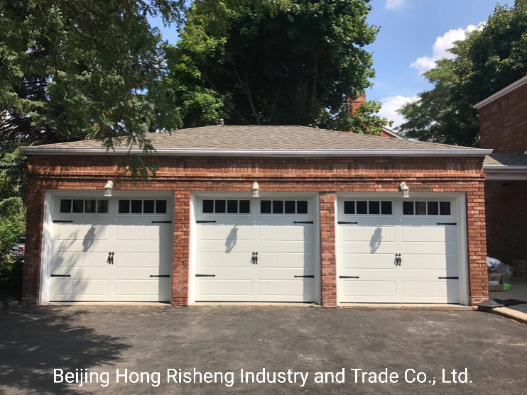 Three Layer Insulated Steel Panel Car Double Door Garage with Good Quality