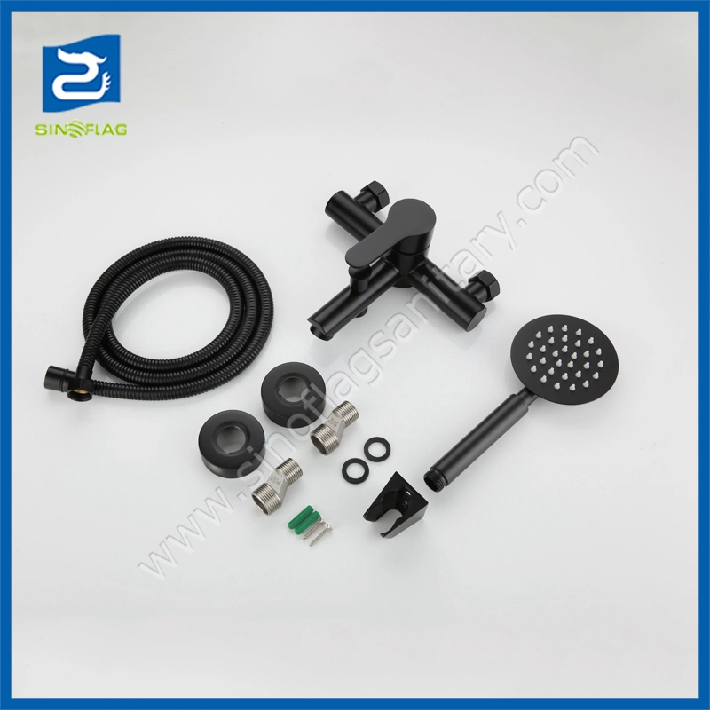 Stainless Steel 304 Water Mixer Matt Black Bathroom Shower Tap