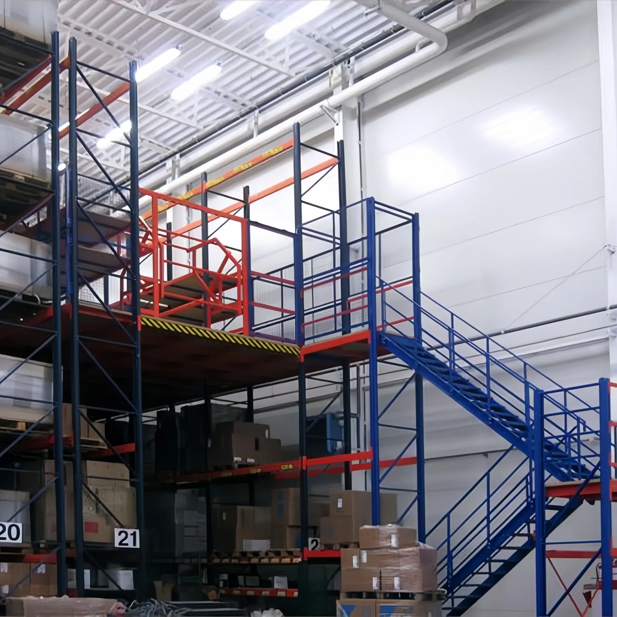 Customized Warehouse Storage Multi Level Mezzanine Rack System Platform