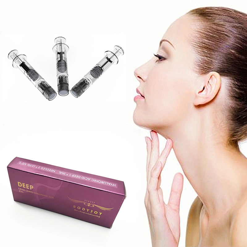 2ml Injectable Hyaluronic Acid Ha Face Dermal Filler Syringe