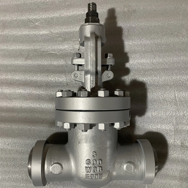 DN80 Rising Stem Bolted Bonnet Cast Steel Gate Valve with Bw Ends