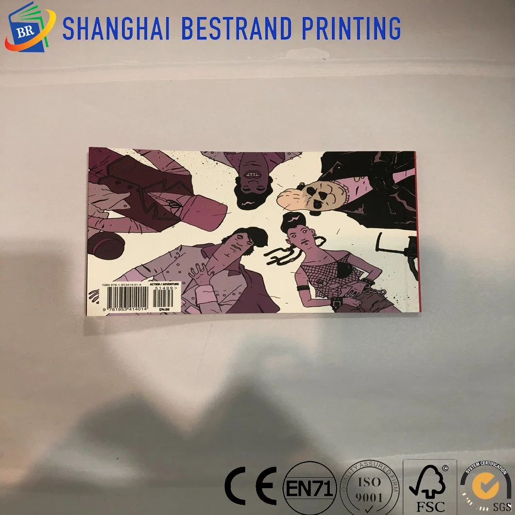 Best Selling Comic Book Printing with Shrink Wrap