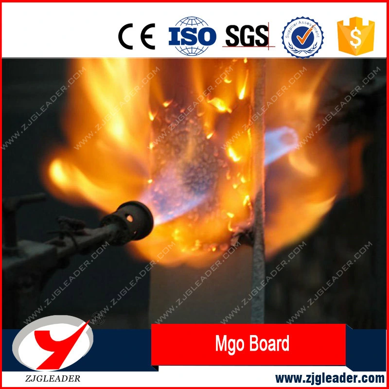 Durable Sanded MGO Board Fireproof Building Material with Color Blue