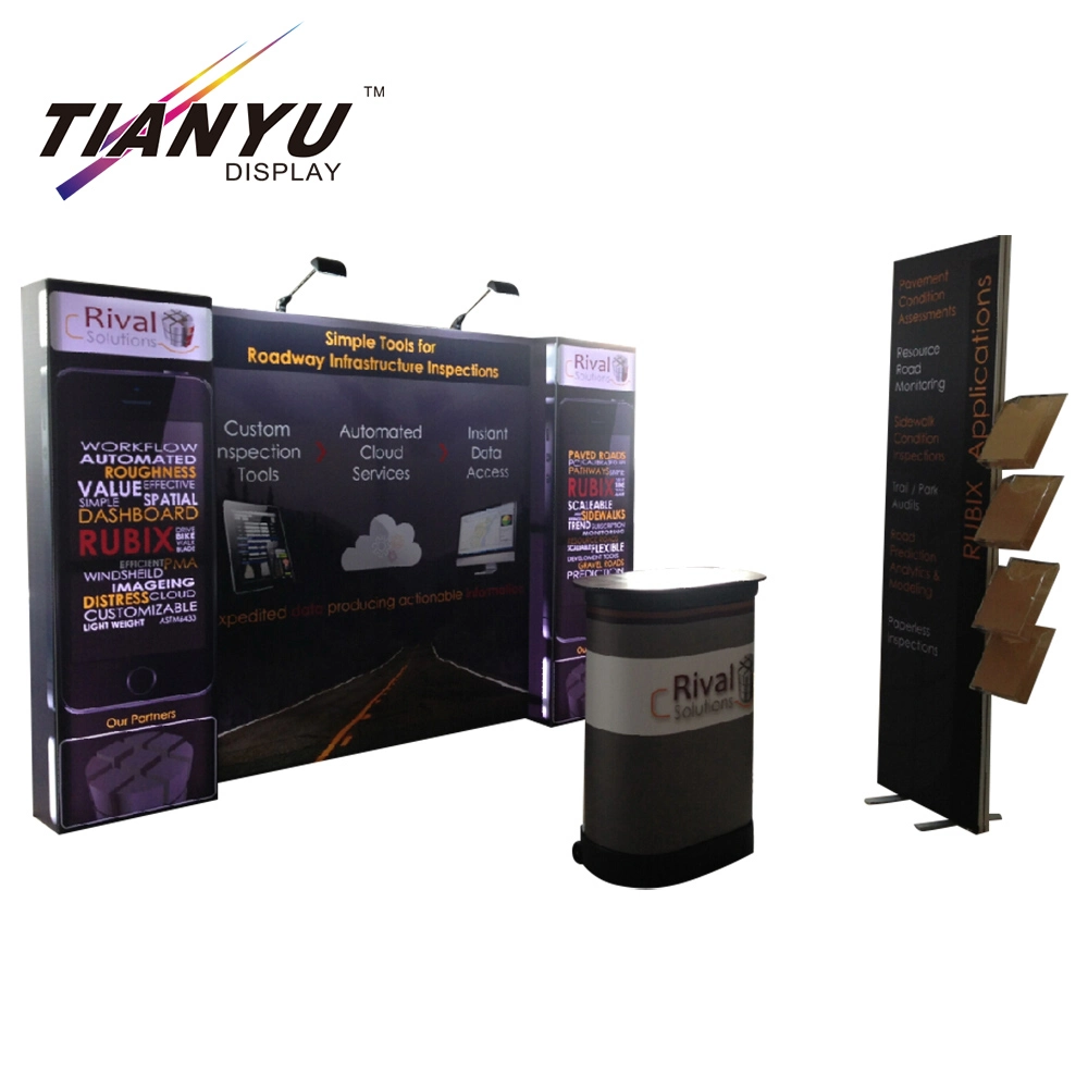 New Design Aluminum Alloy Fabric Portable Convenient Native Booth Design