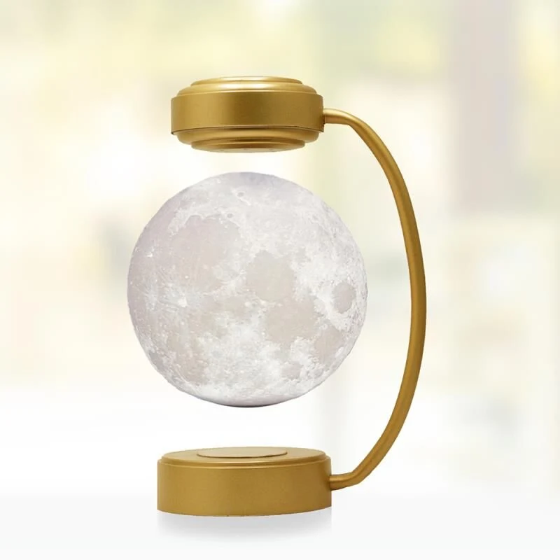 Promoción de venta en directo Luz LED de colores Levitación magnética flotante Estrella Sarry Lámpara de luna Luz nocturna para regalo de escritorio