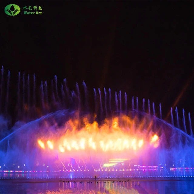 Free Design Outdoor Water Curtain Movie with Moving Projector Water Water Screen Fountain