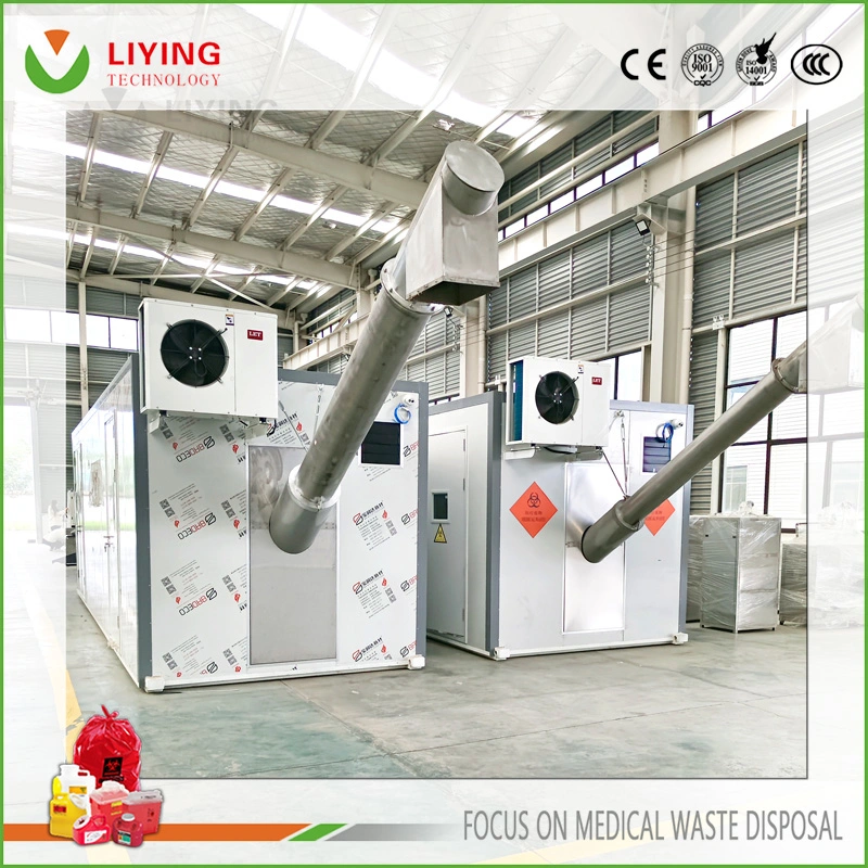 Hospital Medical Waste Microwave Disposal Waste Treatment Equipment/ Microwave Steam Sterilizer Machine