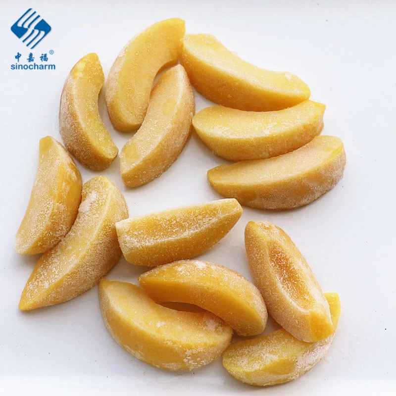 Sinocharm Yellow Peach IQF Halves Frozen Peach Halves