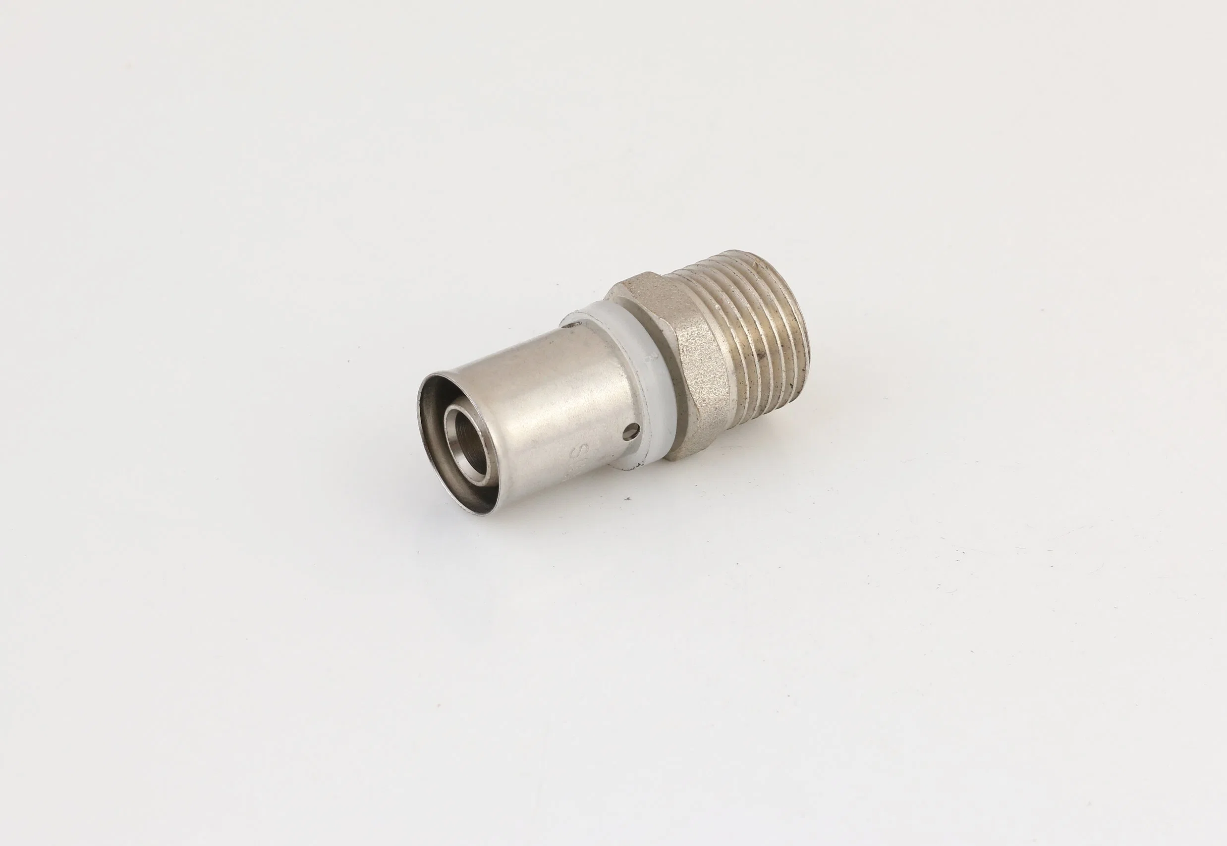 Brass Press Fitting Male Threads Coupling Connector for Plumbing Pex Water Line
