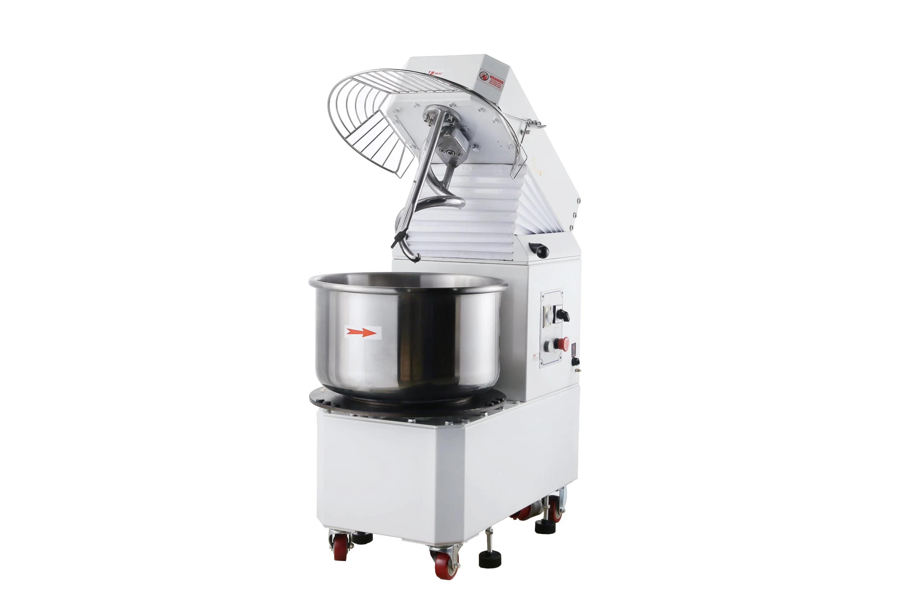 Rising Head and Fixing Bowl Double Speed Spiral Mixer Machine Htd20