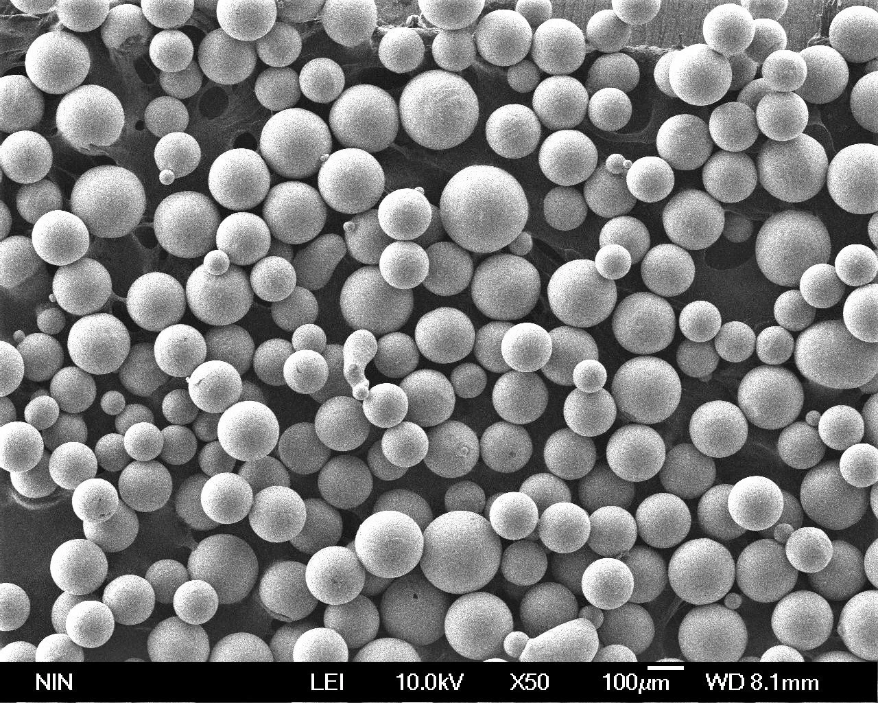 Polvo de acero inoxidable para la impresión 3D con óxido prueba