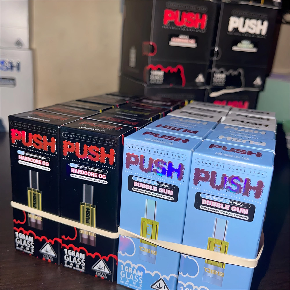 Wholesale/Supplier Empty Push All Full Glass Diposable Vape Pen Pod Packaging 1ml 1.0ml 1000mg 1g 1 0.8ml 0.8 Ml 510 T Threaded Live Resin Ceramic Coil Hhc Cartridges