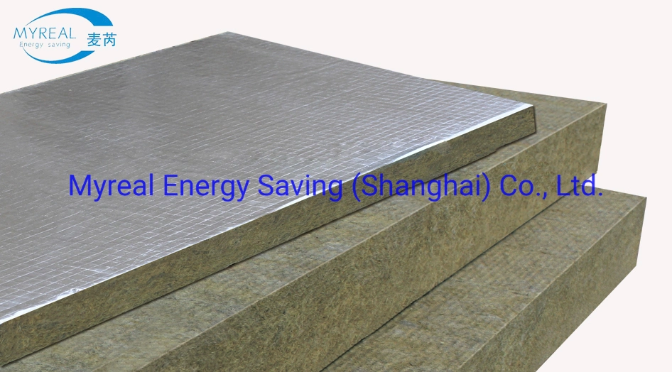 China Mineral Rock Wool Ceiling Thermal Insulation Board