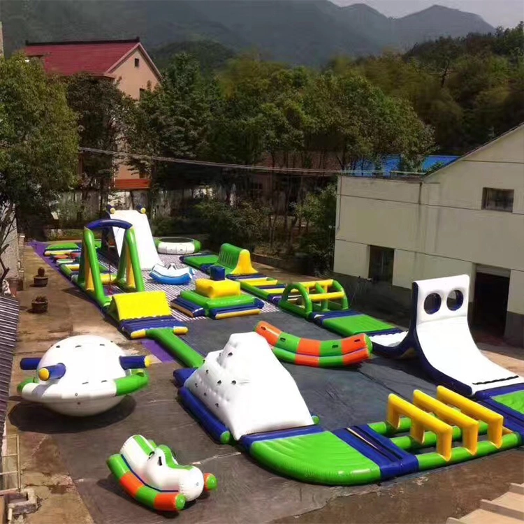 Factory Price Inflatable Sea Water Park Equipment Floating Playground Aqua Theme Park Floating Mobile Water Park for Sale