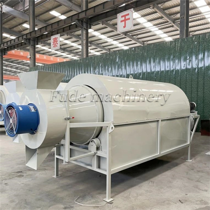 Fully Automatic Electric Heating Peanut Corn Sawdust Industrial Rotary Drum Dryer