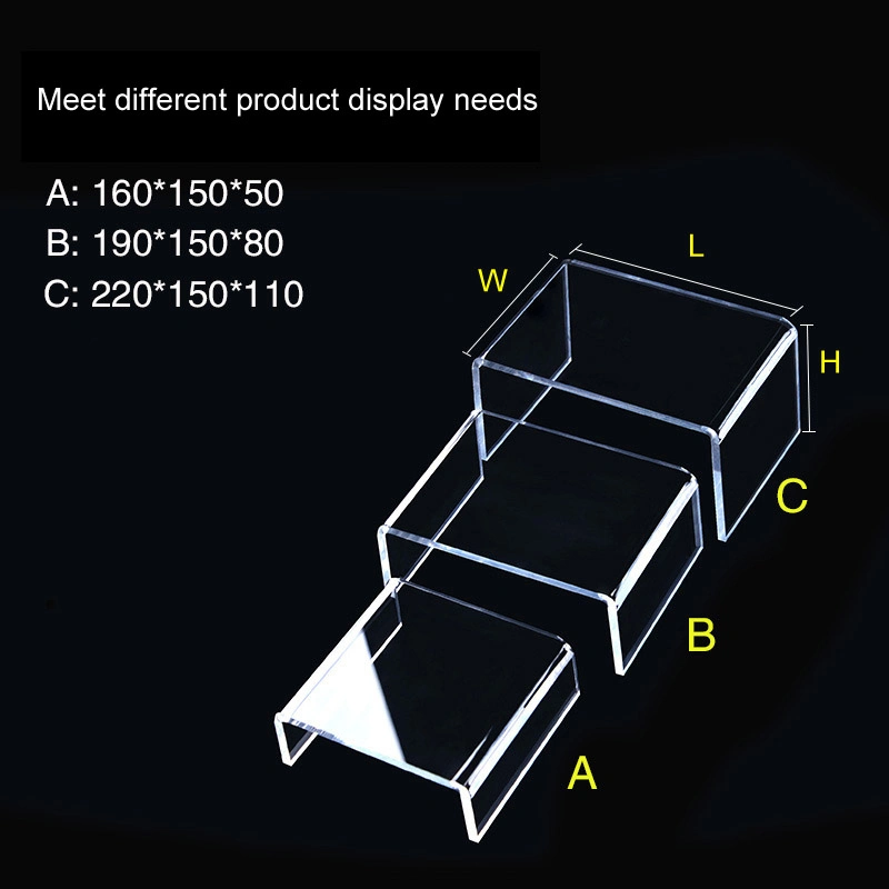 Acrylic Cosmetics Display Stand / Jewelry Rack / Shoe Display Holder