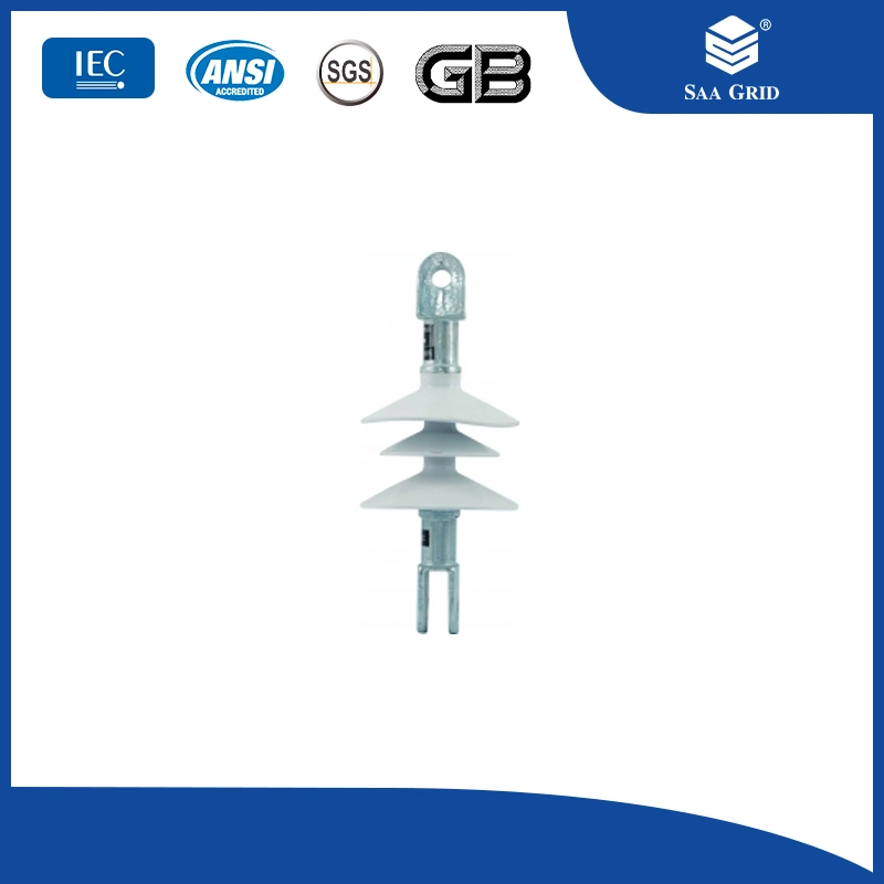 33kv 36kv 66kv Composite Suspension Insulator Silicon Polymer Insulator 11kv 22kv 27.5kv 110kv 120kv 70kn Tension Strain Long Rod