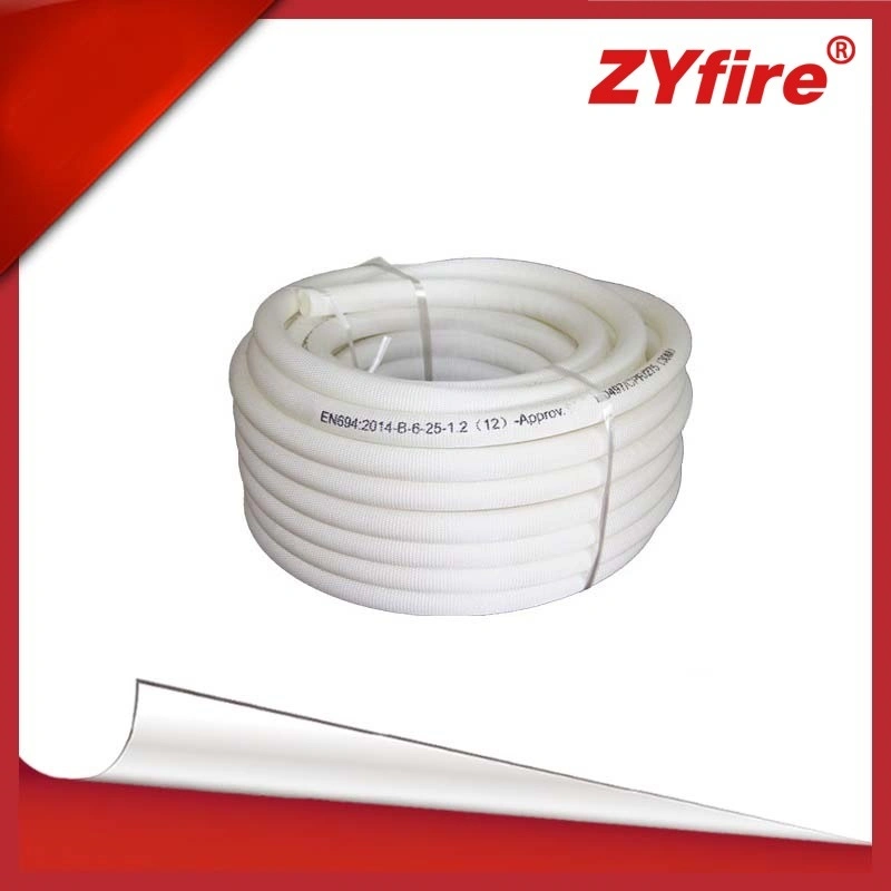 Fighting Equipment TPU Lining Reel Semi-Rigid Fire Hose with Nylon Helical Interior Reinforcement