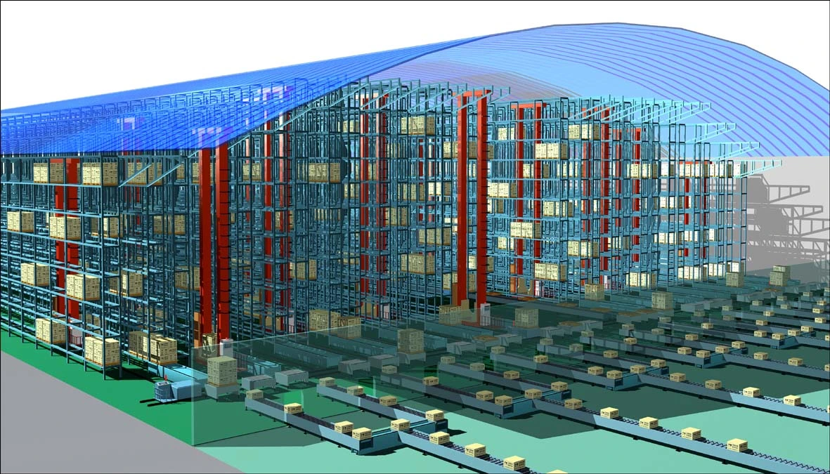 China Made High quality/High cost performance Asrs Racking System for Logistics