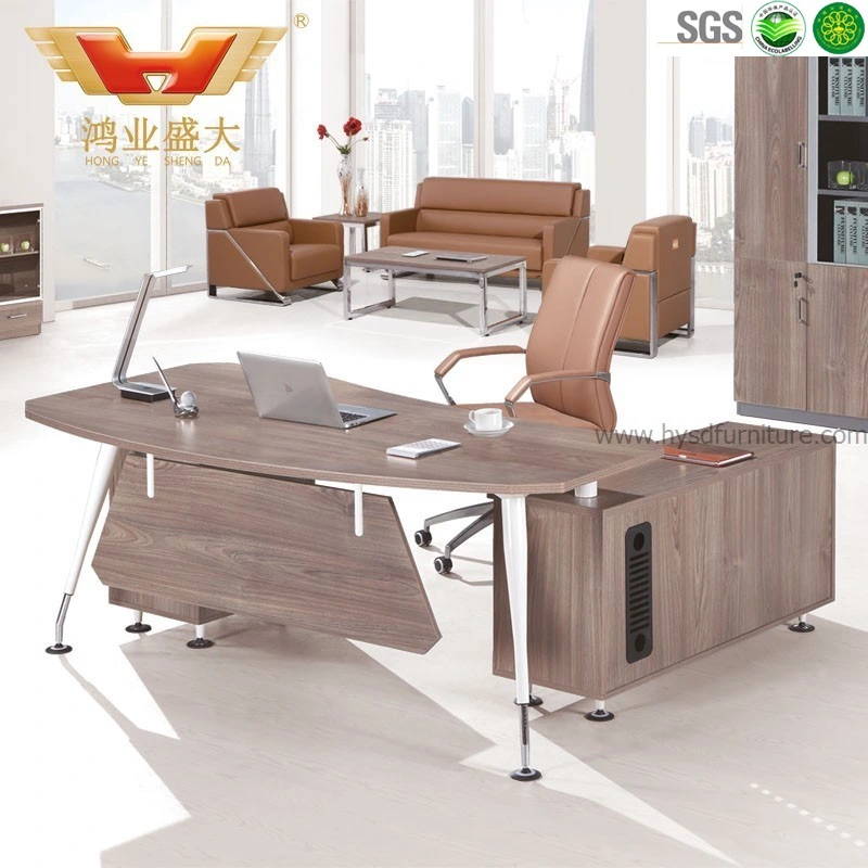 Modern Melamine Executive Table with L Shape Return (HY-JT05)