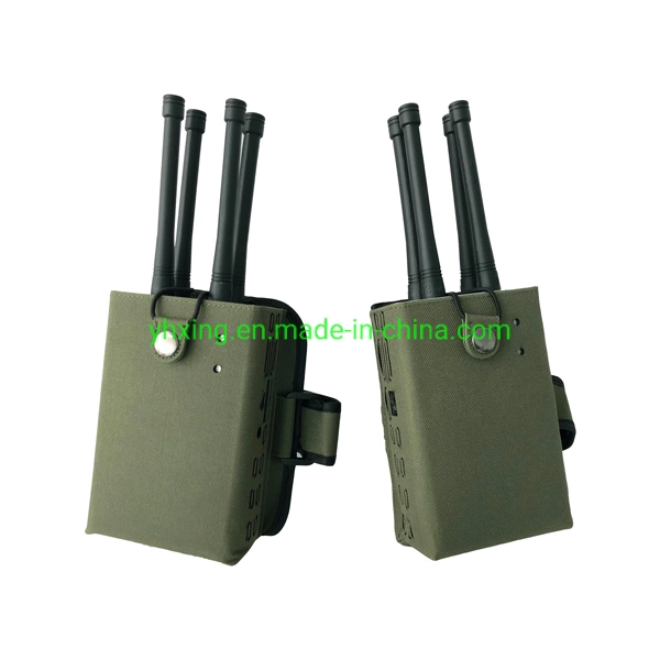 Tragbarer Handheld 4 Antennen Fernbedienungs-Signalblocker mit Nylon Abdeckung 915MHz +315MHz+433MHz+868MHz Signaljammer