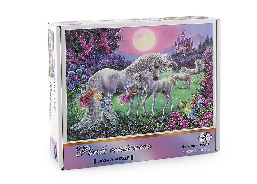 Unicorn Rompecabezas paisaje pintura Mayorista/Proveedor Puzzle puzzle rompecabezas personalizados