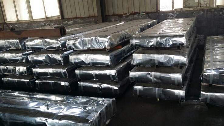 Rwanda Gl 34 Gauge Corrugated Aluzinc/ Galvanized Iron Roofing Sheet to Angola