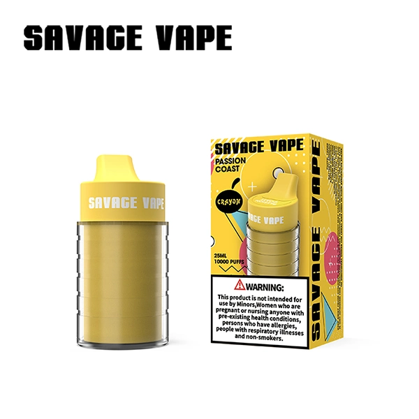 A Malha original selvagem da bobina Crayon 10000 Puffs Vape grossista e descartáveis Cigarro