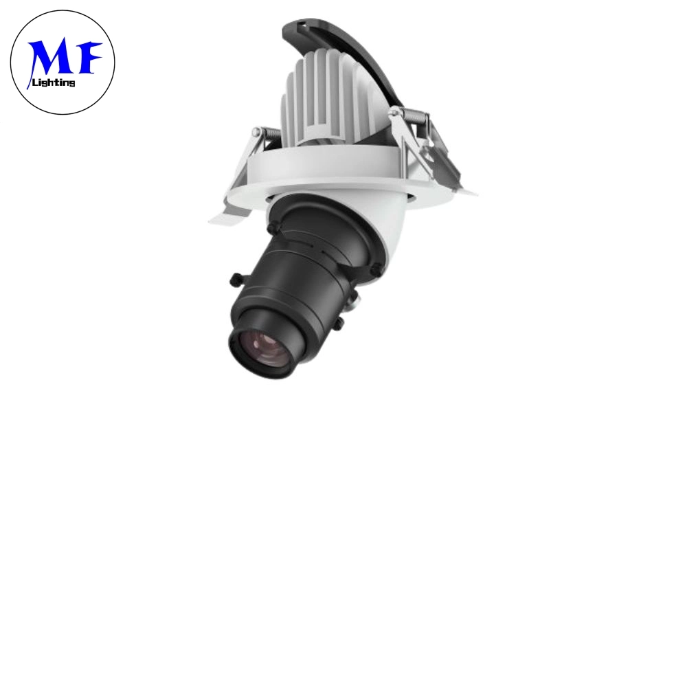 سعر المصنع 10W Dimmable CCT ضوء داخلي قابل للضبط Contour gimbal ضوء الإضاءة البصرية LED مسار مغناطيسي قابل للتغنط لتجاري عالي المستوى مسافة