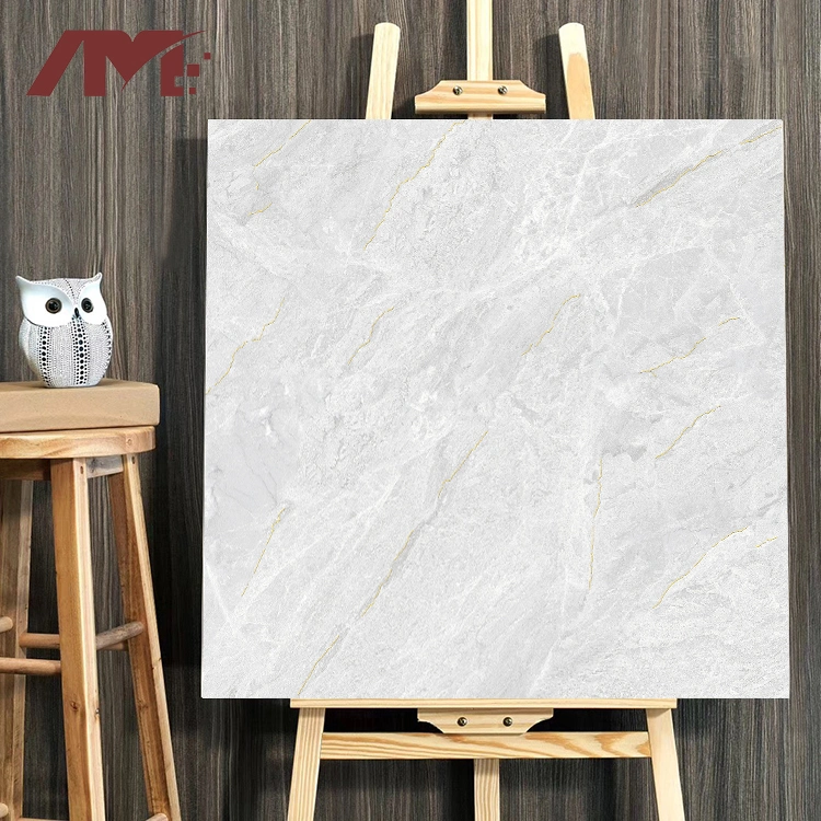 Foshan Factory Price Building Material Decorative Polished Glazed Porcelain Metallic Floor Tile